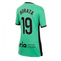 Koszulka piłkarska Atletico Madrid Alvaro Morata #19 Strój Trzeci dla kobiety 2023-24 tanio Krótki Rękaw